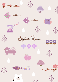 pinkbrown stylish rain08_1