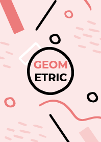 Scribble Geometric Apricot