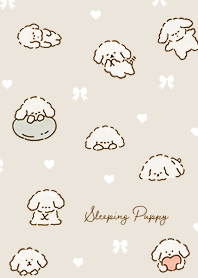 beige Sleeping Puppy 02_2