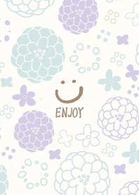 2 colors ball flower10 from Japan