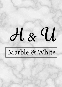 H&U-Marble&White-Initial