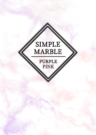 Marble Simple - Square PINK&PURPLE -