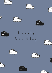 Sea Slug | gray blue.