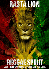 Rasta lion reggae spirit