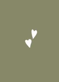 Khaki & beige and heart. simple.