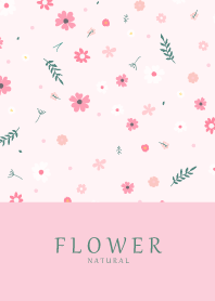 FLOWER PINK -NATURAL107