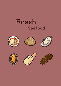 Interesting seafood(pink orange)