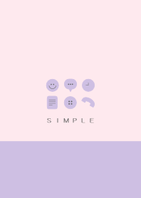 シンプル（ピンク パープル）V.144