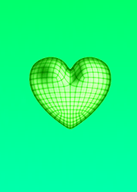 Wire Heart Green