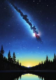 Bright Moon and Dawn 8b7144