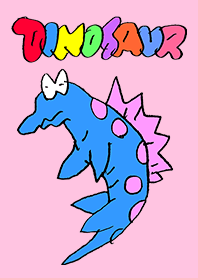 Small dinosaur toys 07 pink.