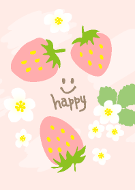 pink strawberries flowers12