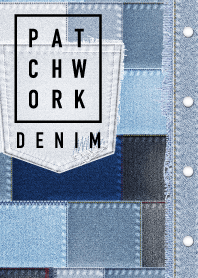 パッチワークデニム