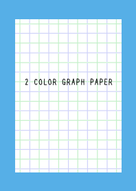 2 COLOR GRAPH PAPER/GREEN&PURPLE/BLUE