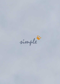 Crown watercolor'Dullness Blue'