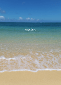 日本沖繩的海景