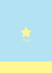 Simple Lucky Star / Yellow&Blue