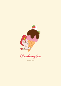 Strawberry Lion: Strawberry ice cream
