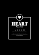 HEART Black+White
