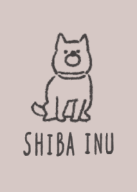 Doodle dog -shiba inu- BROWN GRAY