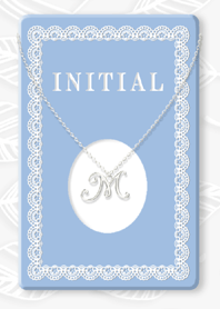 プラチナ M ☆ イニシャル