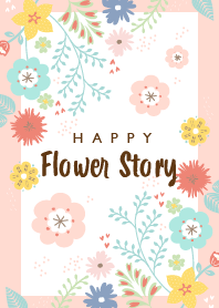HAPPY Flower Story pink J