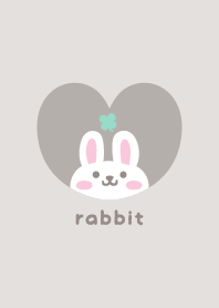 Rabbits3 Clover - greige