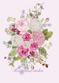 Roses and violas