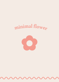 Minimal Flower - Beige