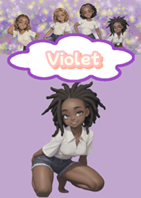 Violet Beautiful skin girl Pu05