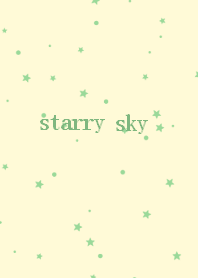 starry sky =yellowgreen=