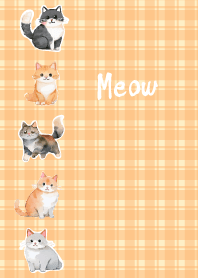 light yellow たくさんの猫ちゃん2