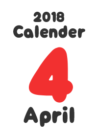 Calendar April (Simple)