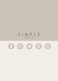 SIMPLE ICON-BROWN- 13