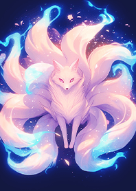Starlit nine-tailed fox king_Black JP