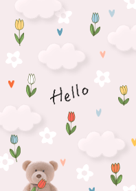 Dull pink Hello Teddy 05_2