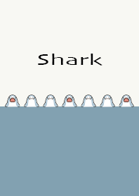 Beige Blue : Kawaii Shark