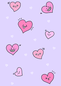 dynamic heart purple