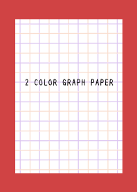 2 COLOR GRAPH PAPERj-PINK&PURPLE-RED-BE