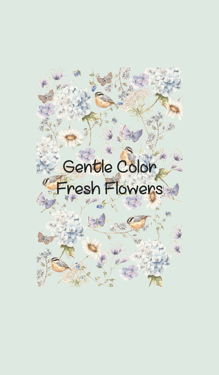 gentle color fresh flowers 1