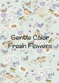 gentle color fresh flowers 1