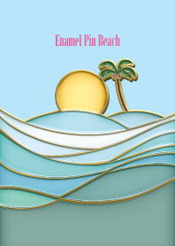 Enamel Pin Beach 138