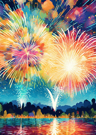 Beautiful Fireworks Theme#668