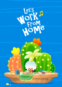 Fluffy and Tilly (Let's Work From Home)