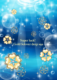 Super luck! Gold 5clover deep sea