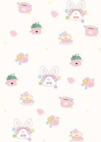 Rabbits in the Courtyard