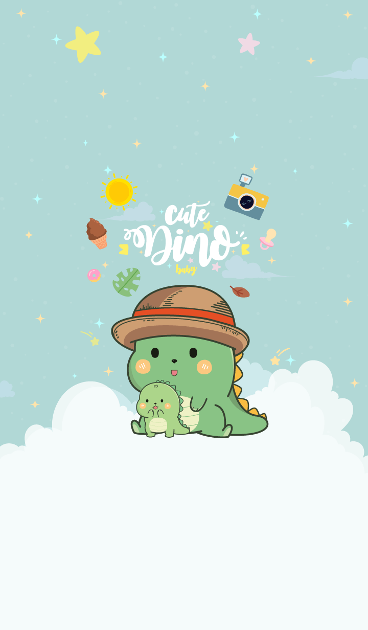 Dino Baby Blue