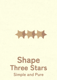 Shape Three Stars  Honey suite