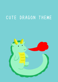 CUTE DRAGON THEMEj-MINT GREEN