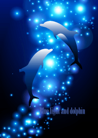 Blue light and dolphin..21
